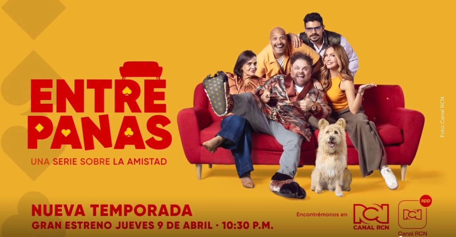 "Entre panas", la serie web más vista, estrena temporada por el canal RCN