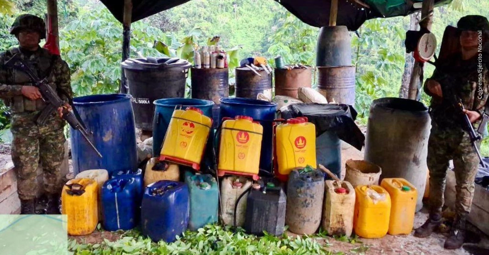 Ejército desmanteló un campamento del Clan del Golfo en zona rural de Antioquia