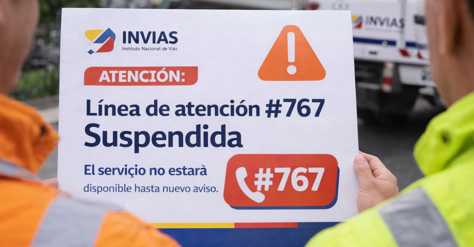 Invías anunció la suspensión de importante línea de emergencias en Semana Santa: ¿Cuál es?