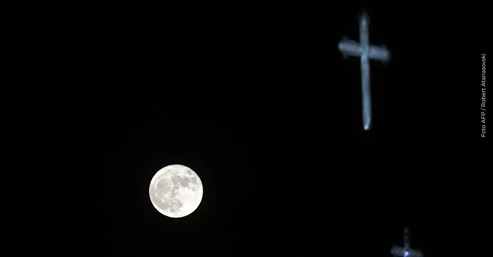 Así se vio la Luna Azul en mayo de 2026