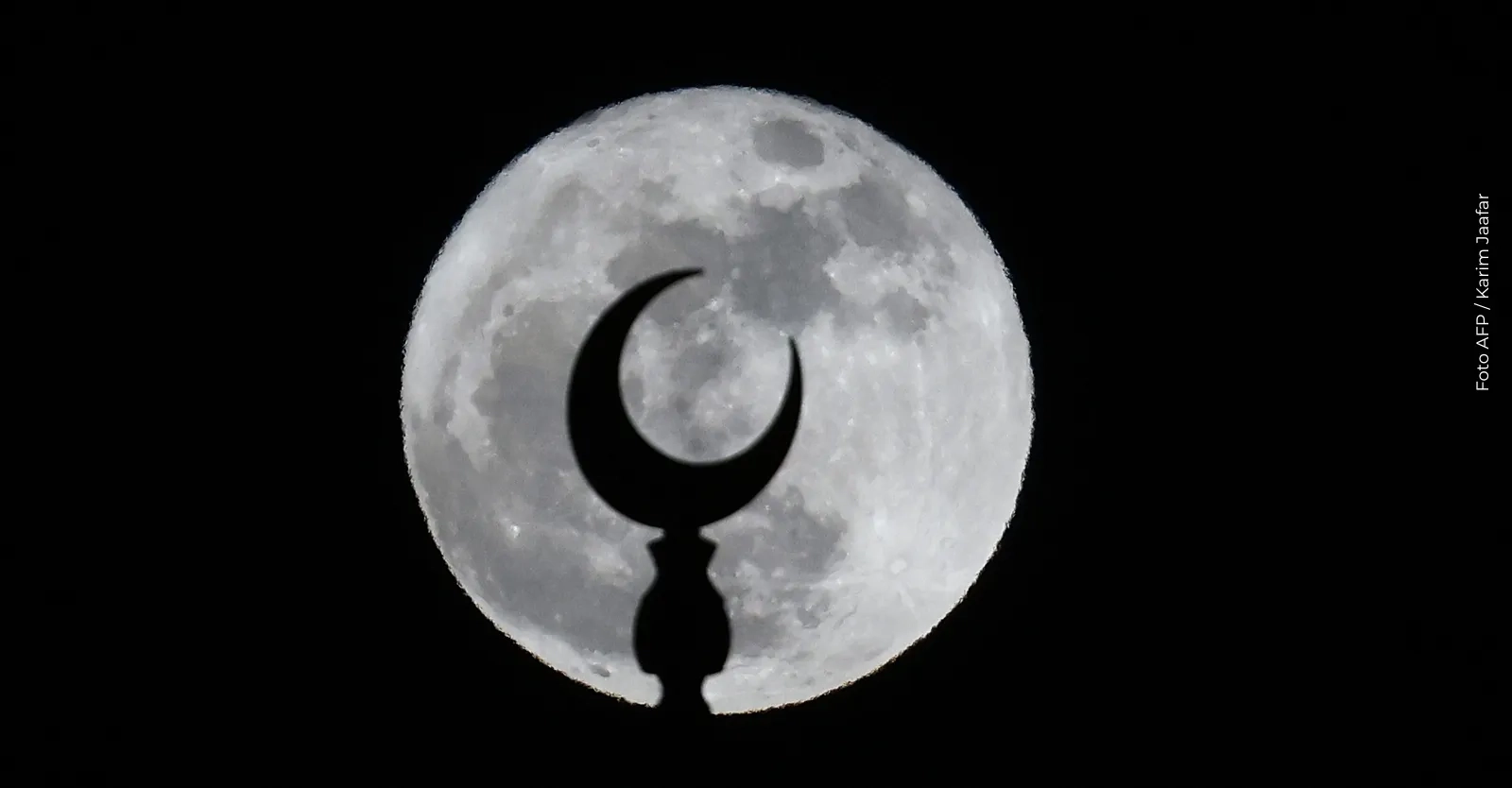 Así se ve la Luna Azul
