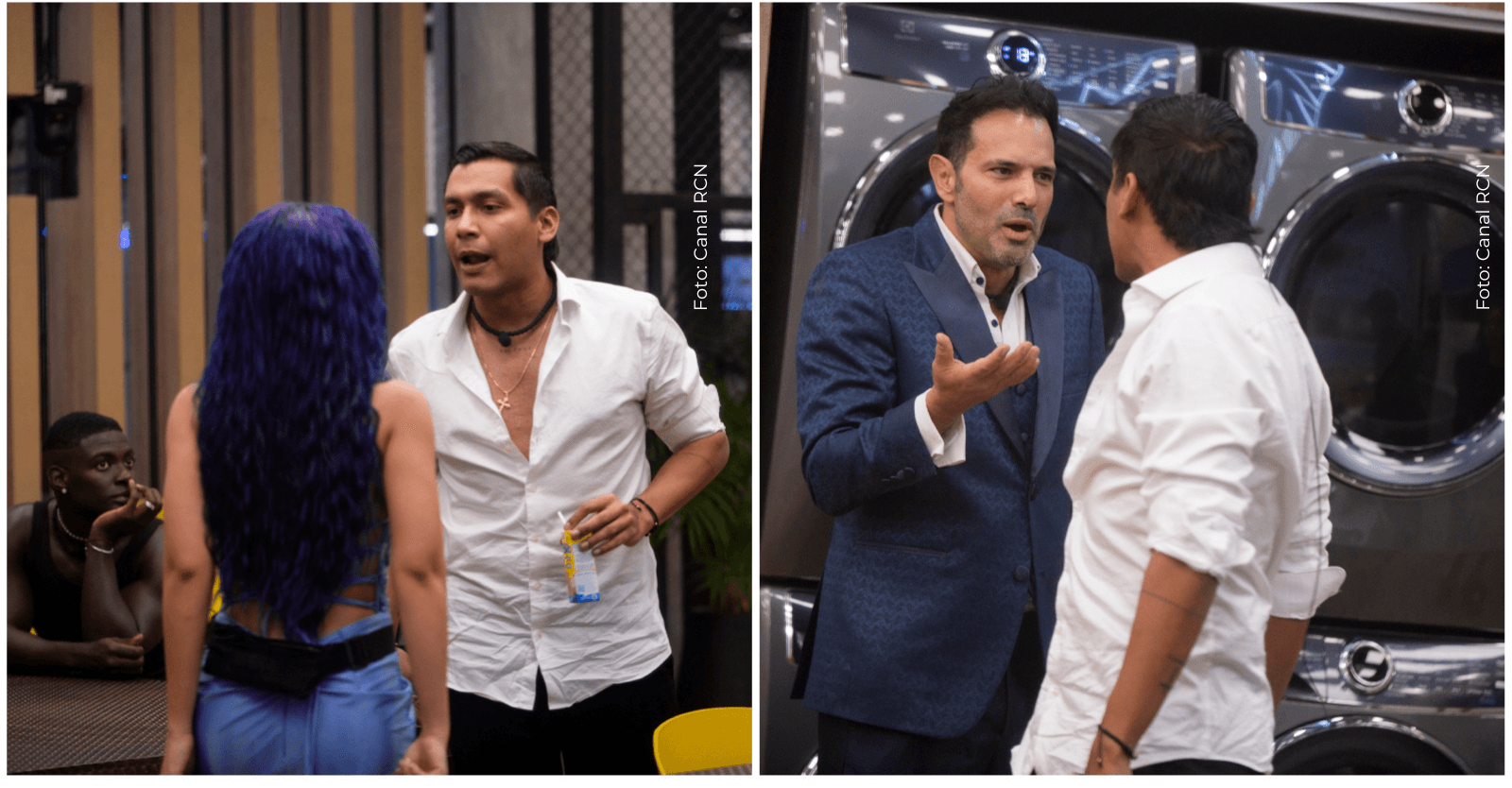 Peleas en La casa de los famosos Colombia entre Alejandro Estrada, Juanda Caribe y Alexa Torrex