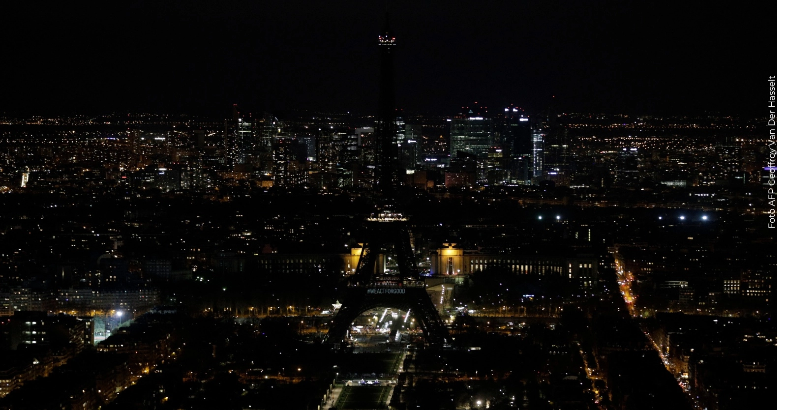 Apagón en la Torre Eiffel, en París