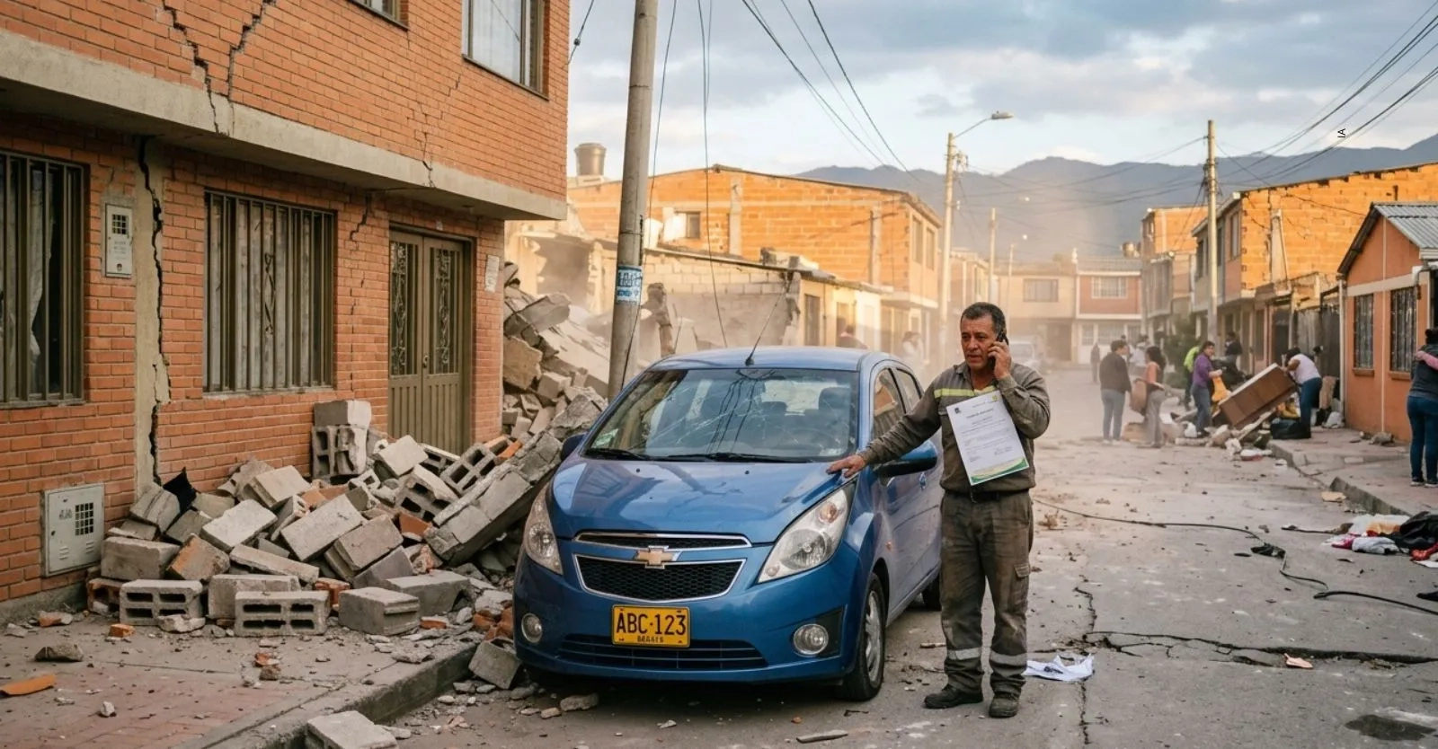 ¿El seguro te paga los daños de tu carro tras el terremoto? Esto debes saber.