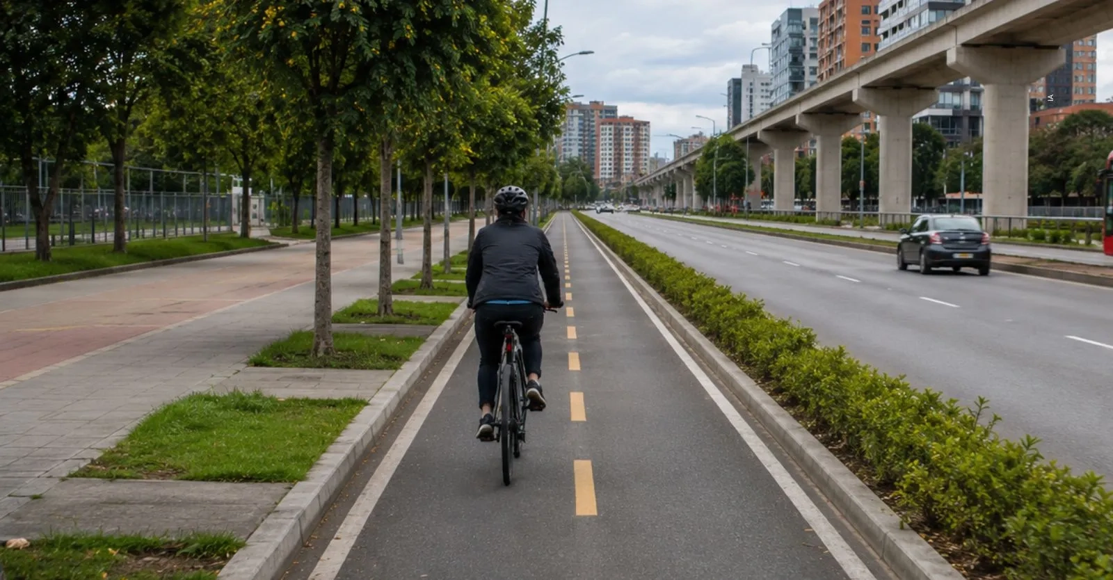 Ciclistas ya cuentan con nueva ruta en la Av. 68: así quedó el recorrido habilitado.