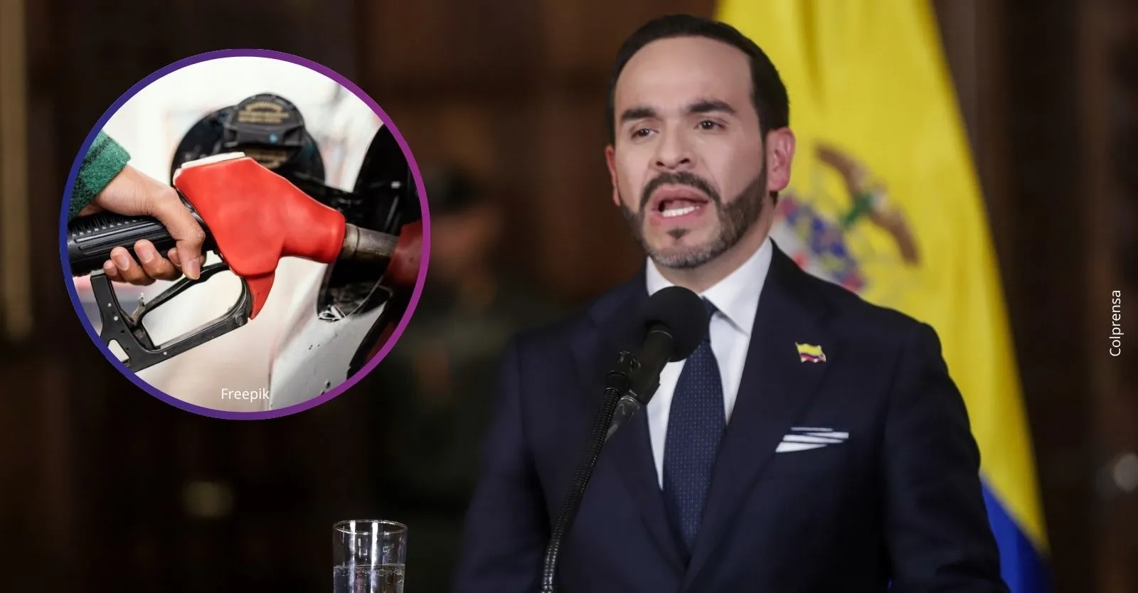 Abelardo De la Espriella ordenó revertir el aumento de la gasolina en octubre