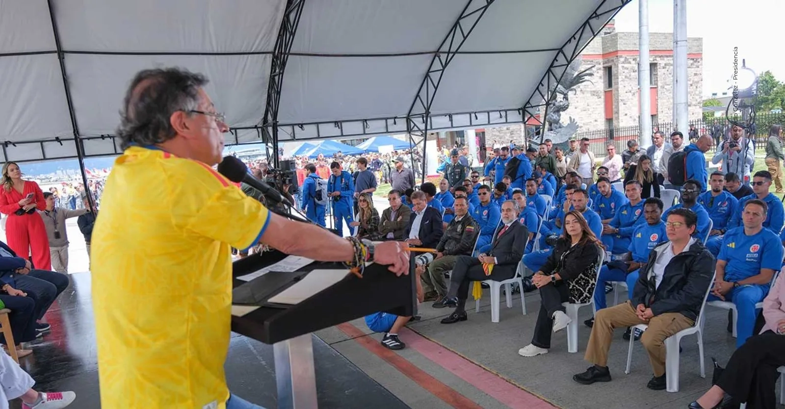 Así fue la despedida de la Selección Colombia con el presidente Gustavo Petro antes del Mundial 2026