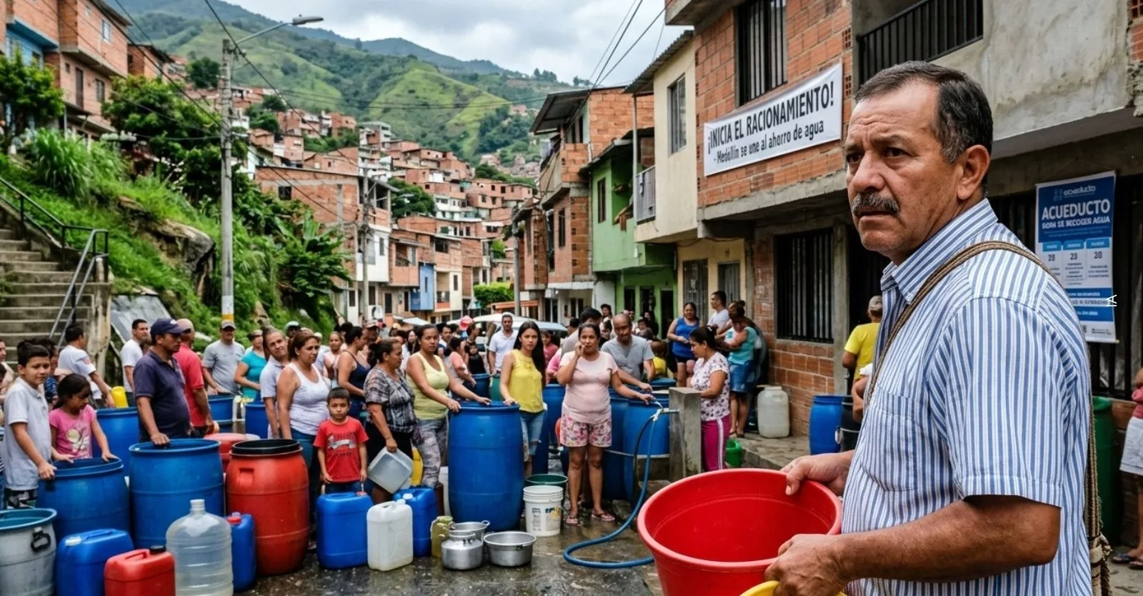 Racionamiento de agua en Medellín durante septiembre de 2026: Esta es la programación por barrios  