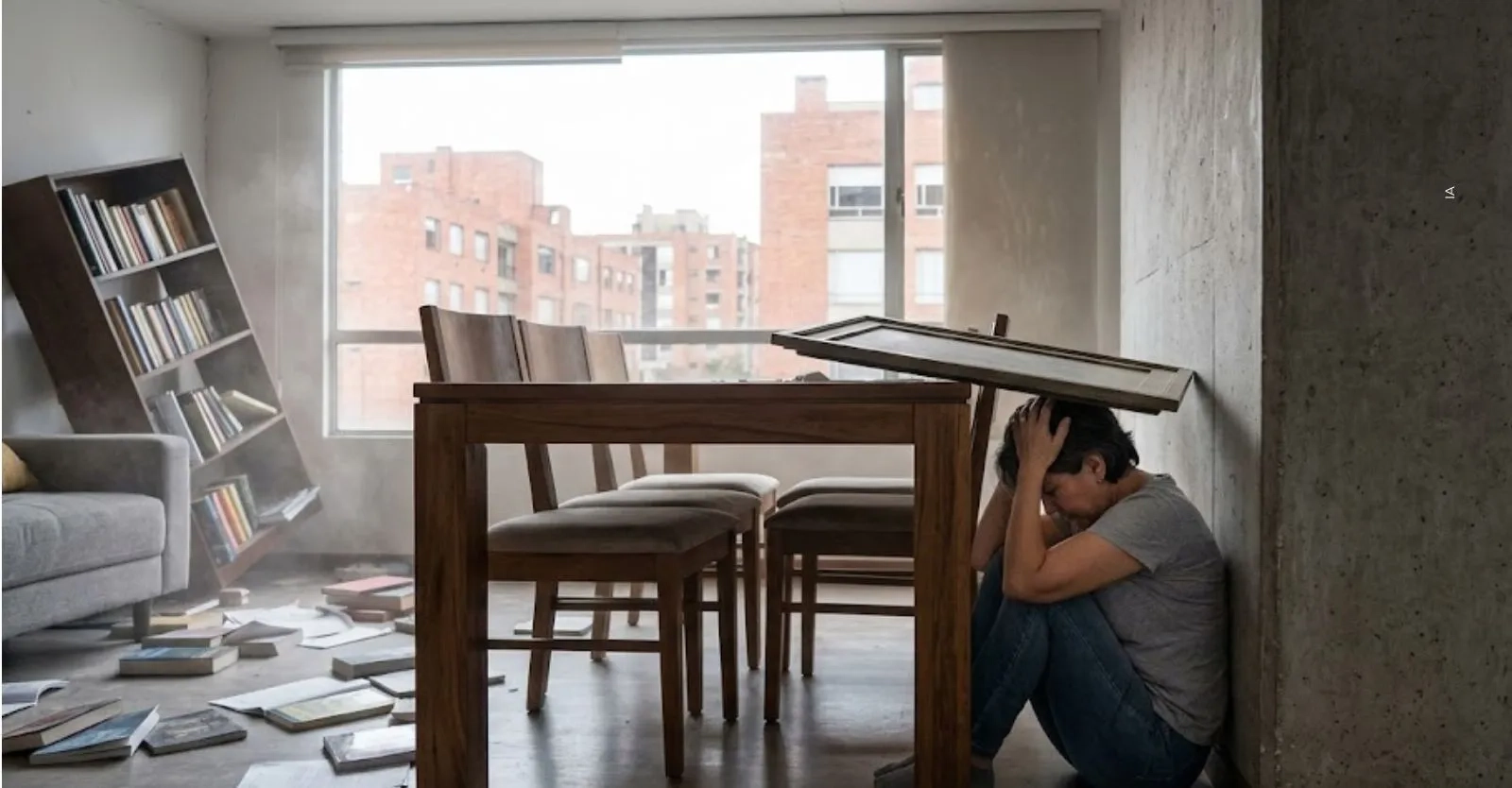 ¿Qué hacer durante un sismo en Colombia? ¿El triángulo de la vida realmente puede salvarte la vida?